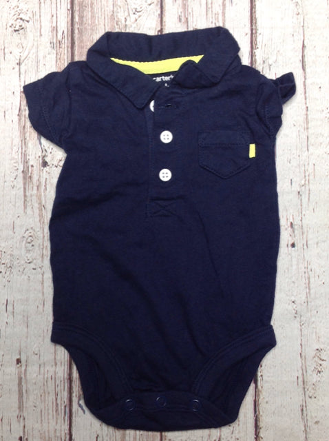 Carters Blue & Lime 2 PC Outfit