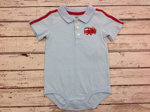 Carters Blue & Red Top