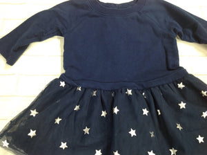 Carters Blue & Silver Dress