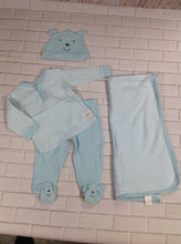 Carters Blue & White 4 PC Outfit