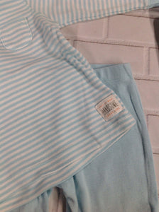 Carters Blue & White 4 PC Outfit