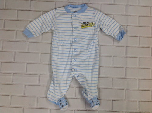 Carters Blue & White One Piece