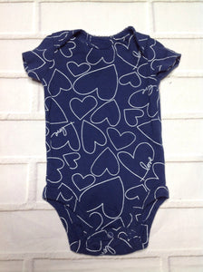 Carters Blue & White Onesie