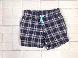 Carters Blue & White Plaid Shorts