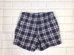 Carters Blue & White Plaid Shorts