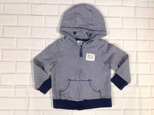 Carters Blue & White Stripe Top