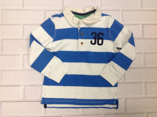 Carters Blue & White Stripe Top