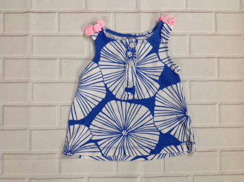 Carters Blue & White Top