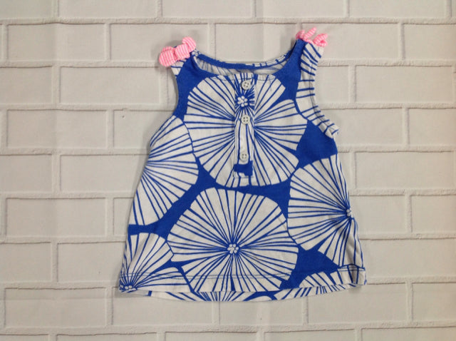 Carters Blue & White Top