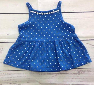 Carters Blue & White Top