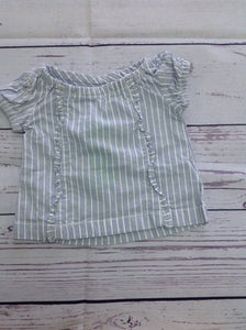 Carters Blue & White Top