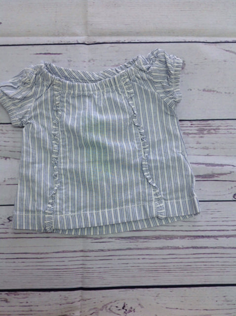 Carters Blue & White Top