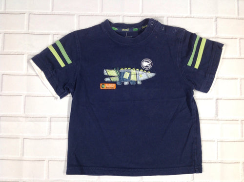 Carters Blue Alligator Top