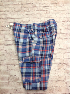 Carters Blue Plaid Shorts