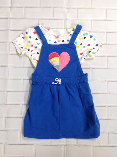 Carters Blue Print Dress