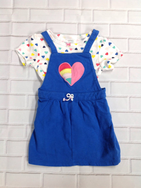 Carters Blue Print Dress