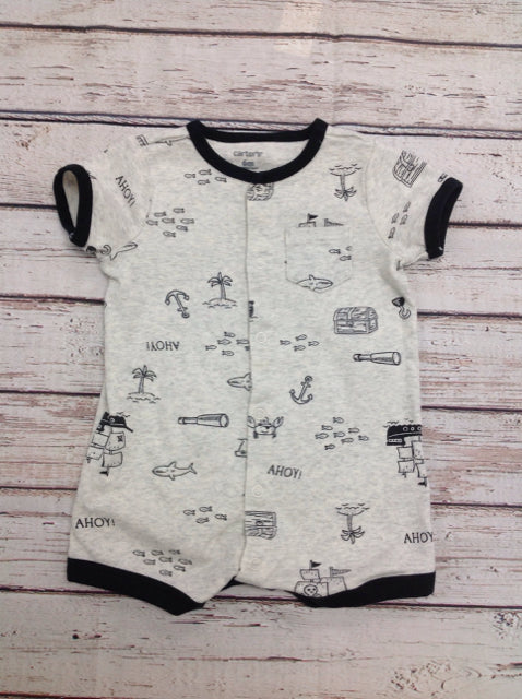Carters Blue Print One Piece