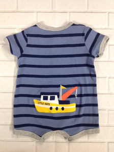 Carters Blue Print One Piece