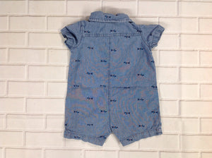Carters Blue Print One Piece
