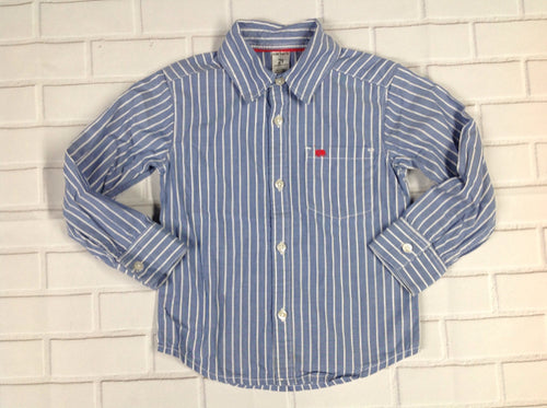 Carters Blue Print Top