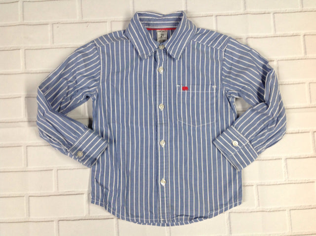 Carters Blue Print Top