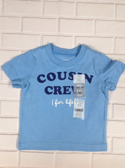 Carters Blue Print Top