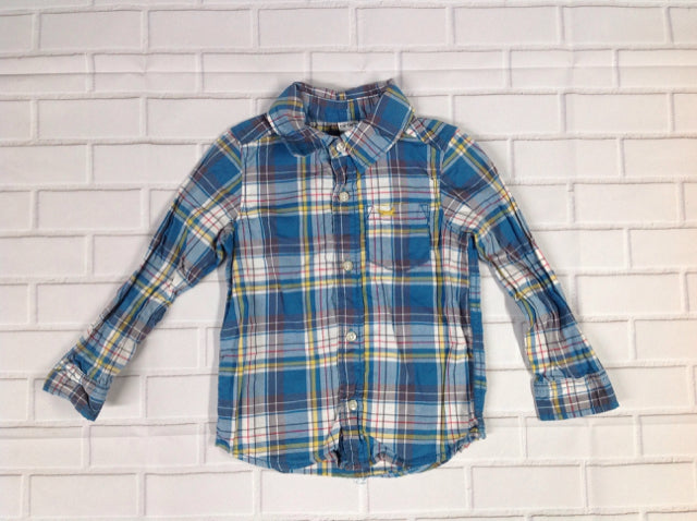 Carters Blue Print Top
