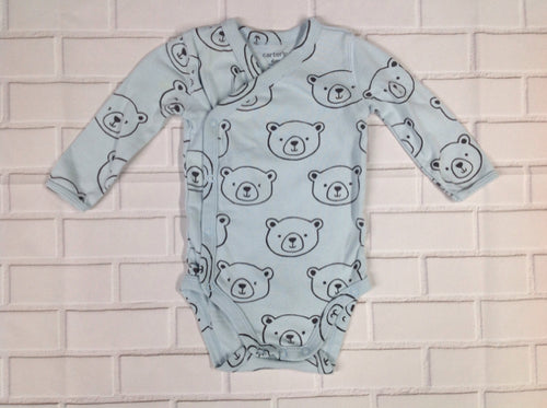 Carters Blue Print Top