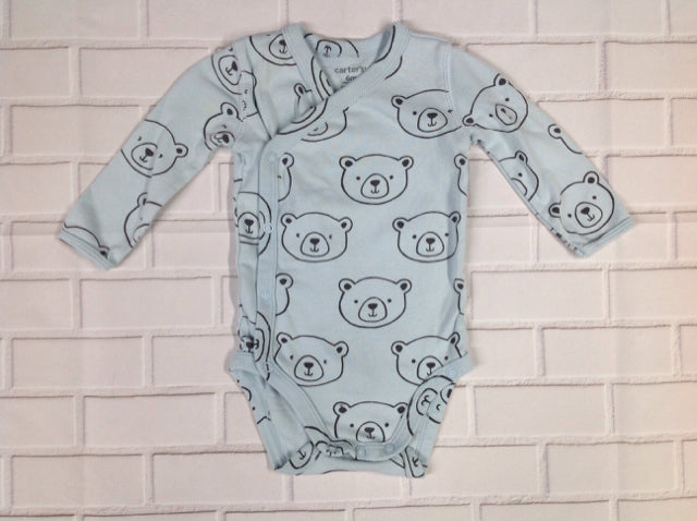 Carters Blue Print Top