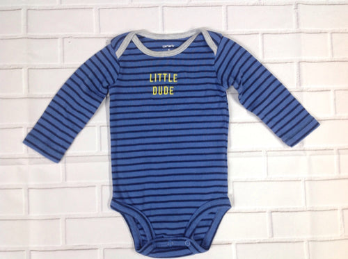 Carters Blue Print Top