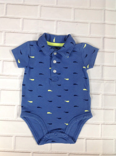 Carters Blue Print Top