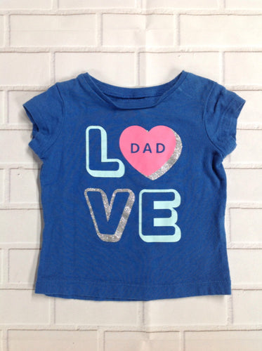 Carters Blue Print Top