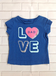 Carters Blue Print Top
