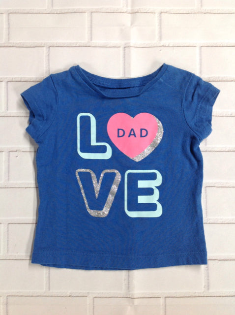 Carters Blue Print Top