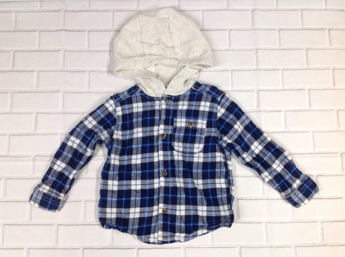 Carters Blue Print Top