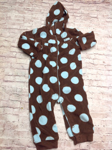 Carters Brown & Blue One Piece