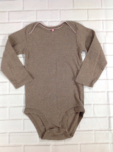 Carters Brown & Pink Onesie