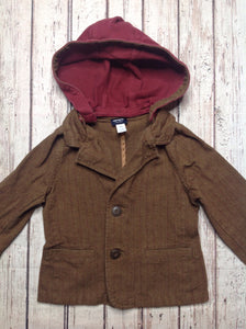 Carters Brown & Red Blazer