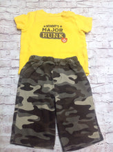 Carters Brown & Yellow 2 PC Outfit