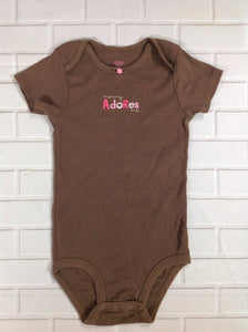 Carters Brown Print Onesie