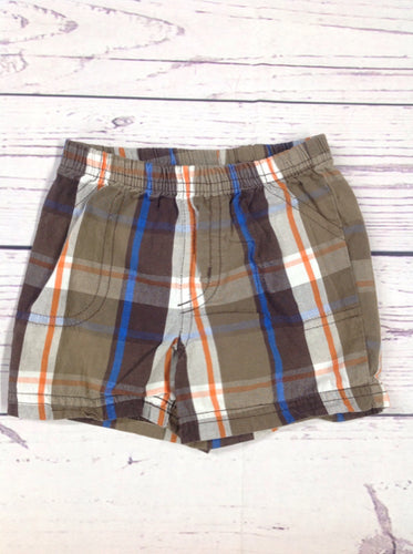 Carters Brown Print Shorts