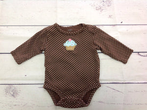 Carters Brown Print Top