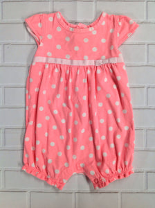 Carters Coral & White One Piece