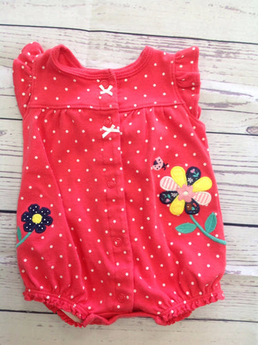Carters Coral & White One Piece