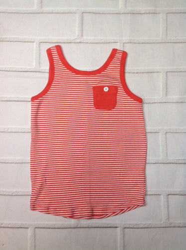 Carters Coral & White Stripe Top