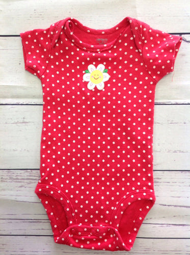 Carters Coral Print Onesie