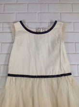 Carters Cream & Black Glitter Dress