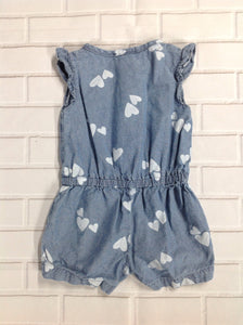 Carters Denim Print One Piece