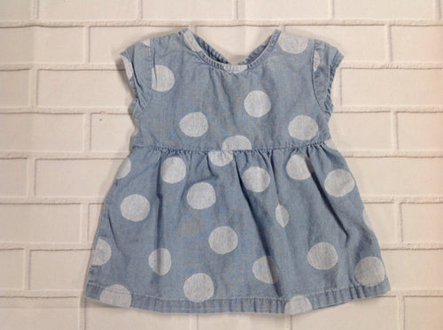 Carters Denim Print Top