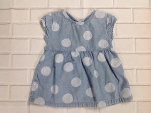 Carters Denim Print Top